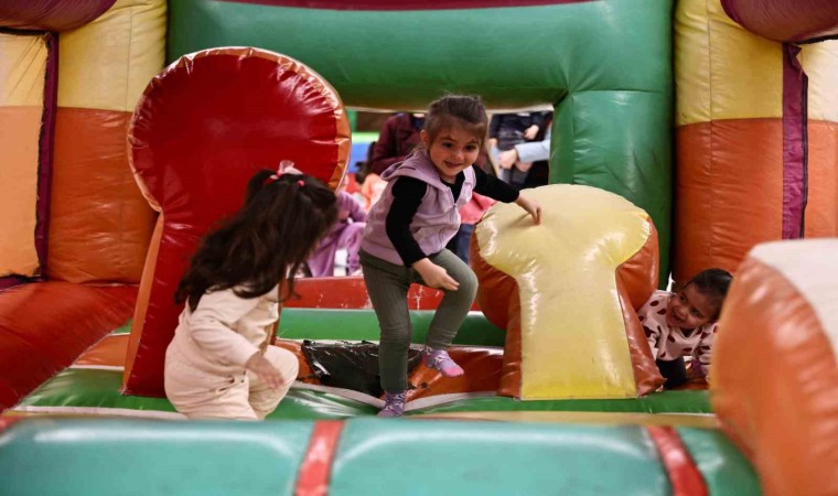 Denizlide çocuk şenlikleri heyecanı