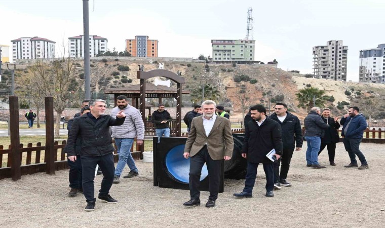 Kahramanmaraşta Aliya İzzetbegoviç Millet Bahçesi yenileniyor