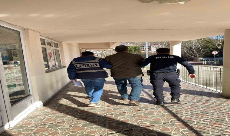 Kastamonuda 9 yıl hapis cezası ile aranan şahıs yakalandı