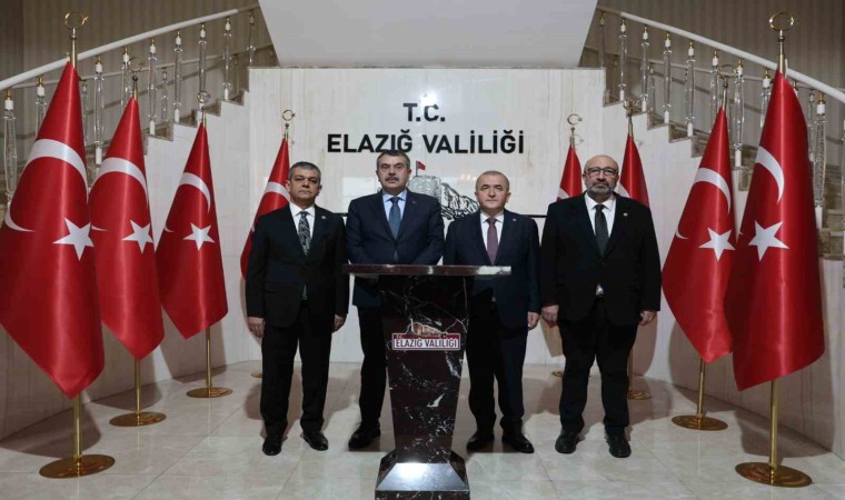 Milli Eğitim Bakanı Tekin Elazığda