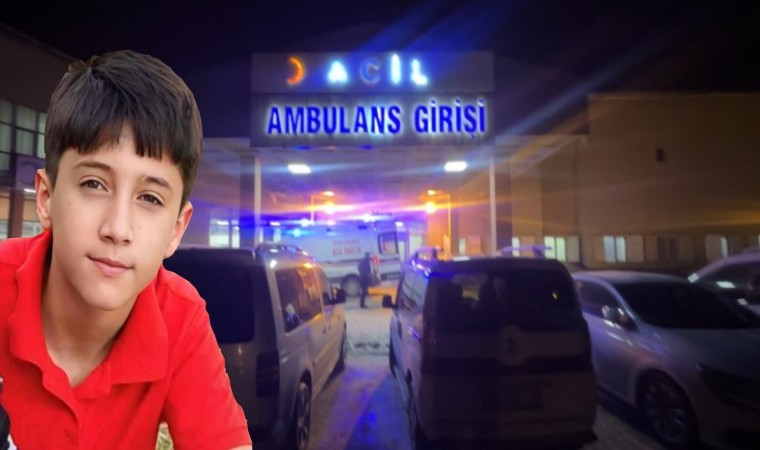 Minibüsün üzerine kaya parçasının düştüğü olayda ağır yaralanan çocuk hayatını kaybetti