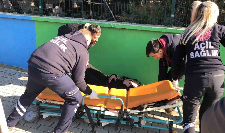 Tekirdağda alkollü şahıs kaldırıma yığıldı