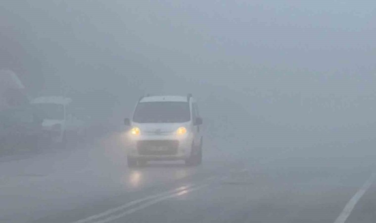 Yoğun sis etkili oldu