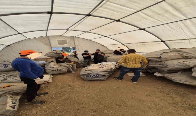 AFAD çadırları muhtemel afetlere hazırlandı