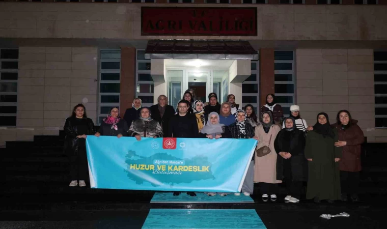 Ağrı’da başlayan huzur ve kardeşlik yolculuğu Mardin’de devam edecek”
