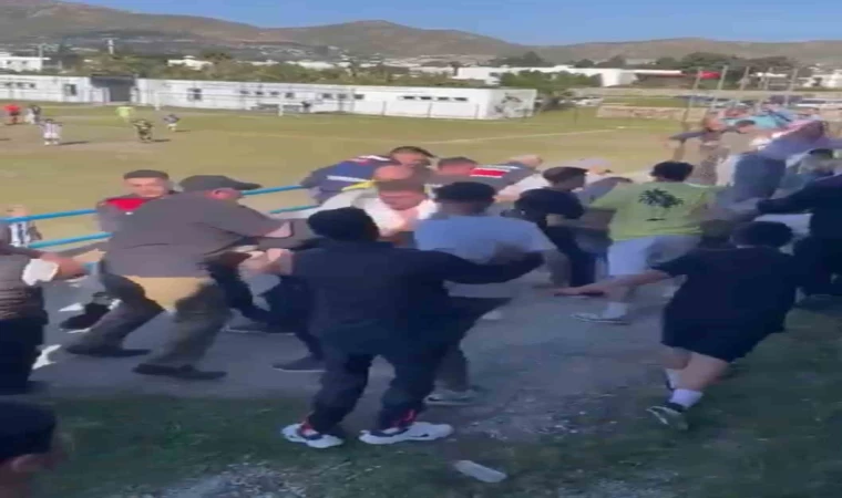 Amatör maç savaş alanına döndü