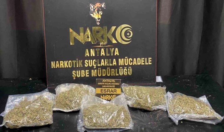 Antalya’da uyuşturucu operasyonlarında 1 haftada 118 şüpheli yakalandı, 12’si tutuklandı