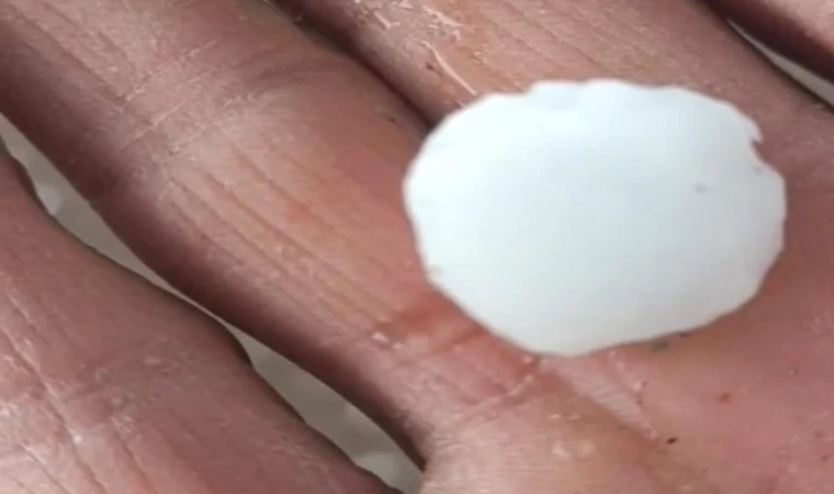 Arapgir’de dolu yağışı etkili oldu