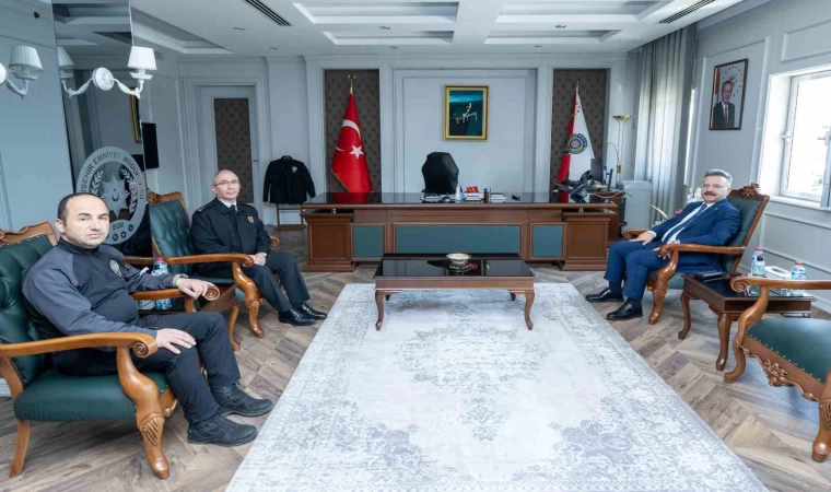 Babası vefat eden İl Emniyet Müdürü Yılmaz’a taziye ziyareti