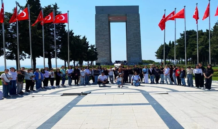 Burhaniyeli öğrencilerin Çanakkale coşkusu