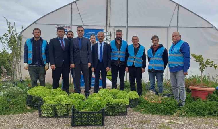 Denetimli serbestlikteki hükümlüler üretimle hayata tutunuyor