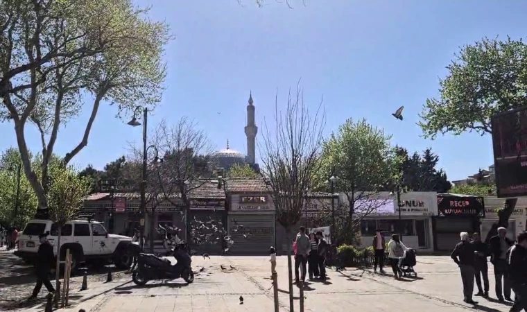 Depremin ardından camiden anons yapıldı