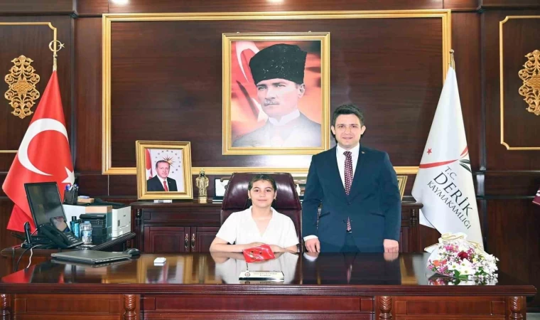 Derik’te öğrencinin duygu dolu mektubuna Kaymakam Bayraklı kayıtsız kalmadı