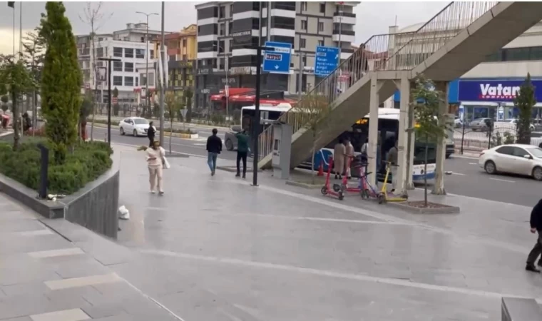 Elazığ’da şiddetli fırtına etkili oldu