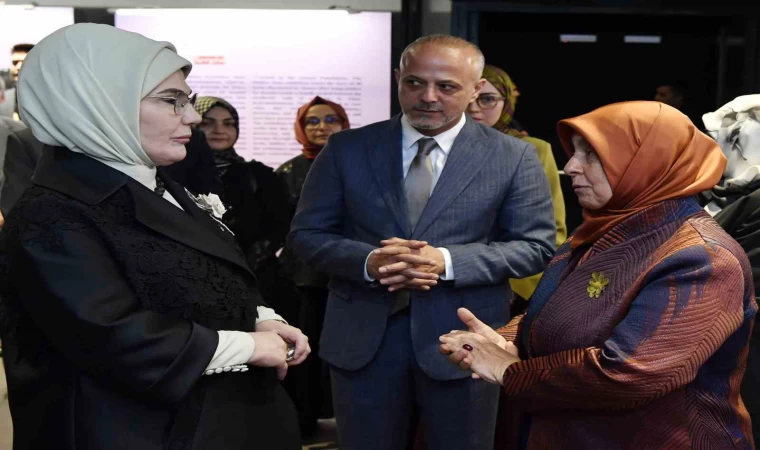 Emine Erdoğan ”Saklı Kalanlar” sergisinin açılışını yaptı