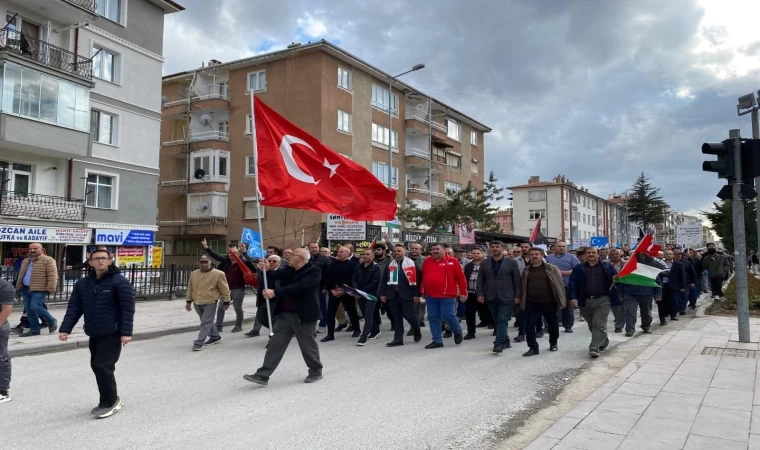 Ereğli’de Doğu Türkistan ve Gazze için destek yürüyüşü düzenlendi
