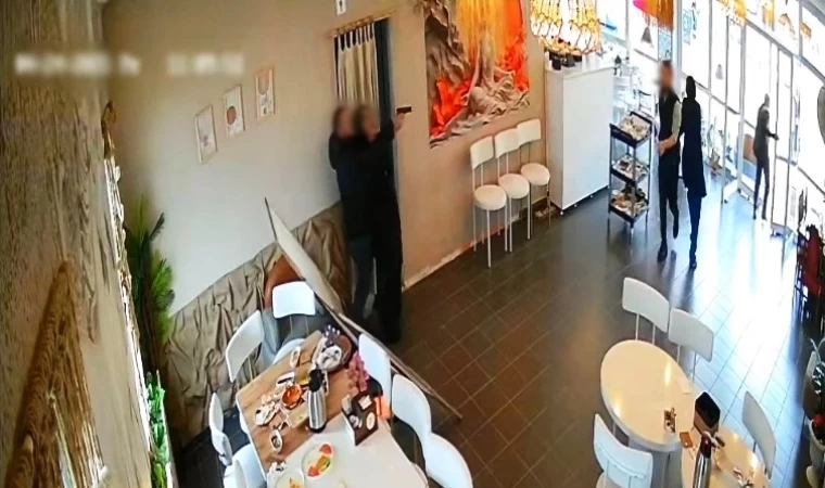 Eşini öldürüp, aynı tabancayla intihar etmişti: Dehşet görüntüleri ortaya çıktı