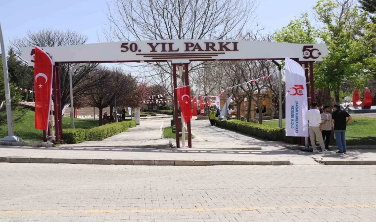 FÜ’de isim değişikliği: Kültür Park, ”50. Yıl Parkı” oldu