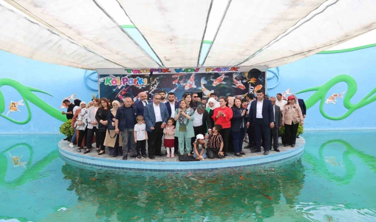Gaziantep Doğal Yaşam Parkı’nda Tropikal Koi Parkı açıldı