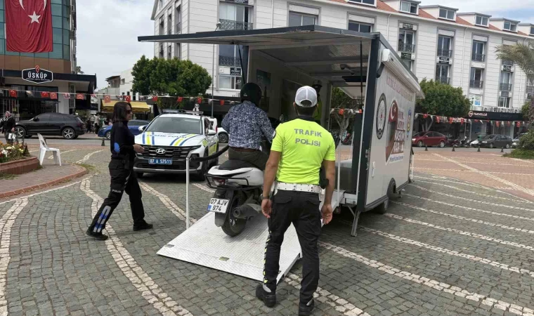 Gazipaşa’da trafik güvenliği eğitimleri