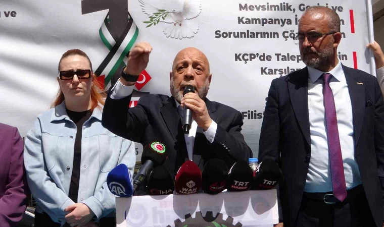 Hak-İş Genel Başkanı Arslan: ”Kandil’in bu ülkeye söz sahibi olmasını istemiyoruz”