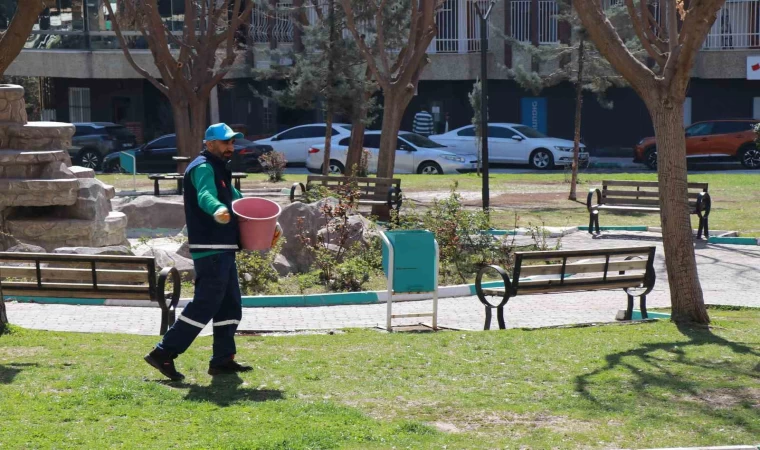 Haliliye Belediyesi mevsimsel çalışmalarla yeşile hayat veriyor