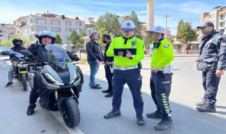 Hayrabolu’da motosiklet denetimi