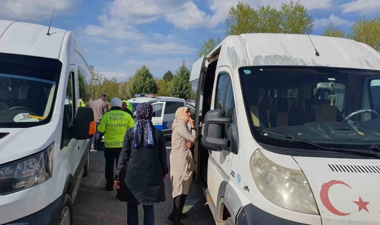 Hüyük’te okul servisleri denetlendi