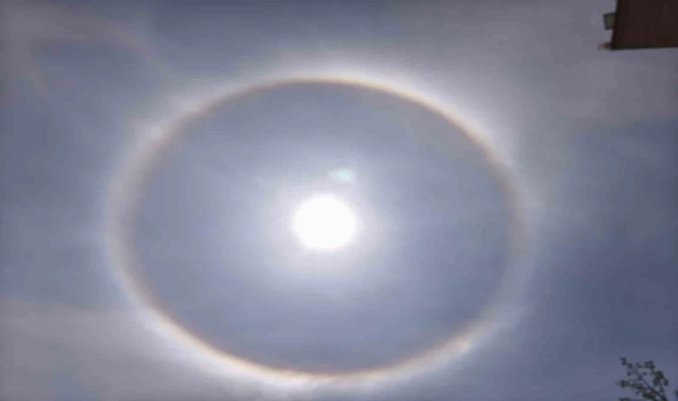 Işık halkası ‘Halo’ Develi’de görüldü