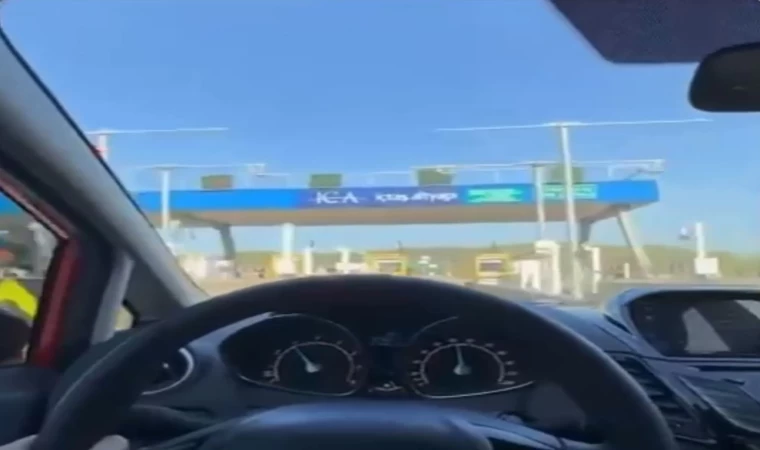 İstanbul’da tehlike saçan ”HGS Akımı”: Gişelere 110 kilometre hızla böyle girdi