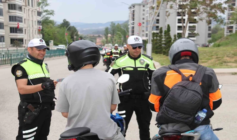 Karabük’te 72 motosikletliye 352 bin TL ceza kesildi