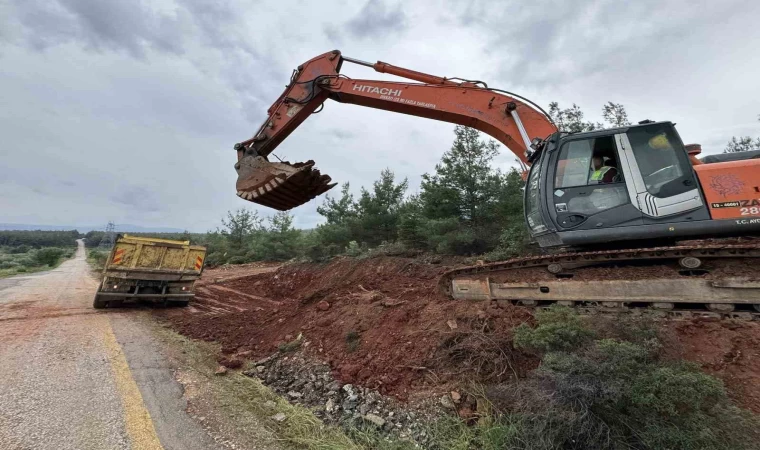 Karacasu’daki yol sorunu çözüme kavuşuyor
