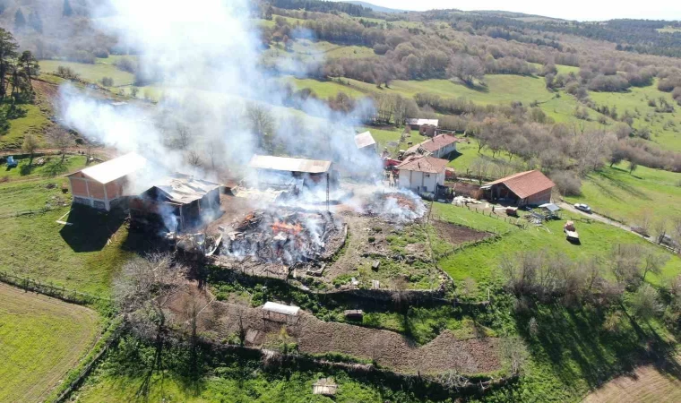 Kastamonu’da elektrik panosu patladı: 3 ev ve 3 ahır küle döndü