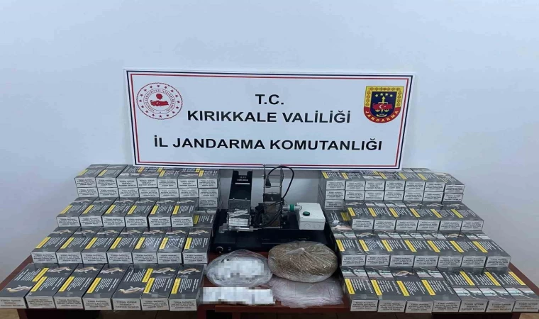 Kırıkkale’de binlerce makaron ele geçirildi