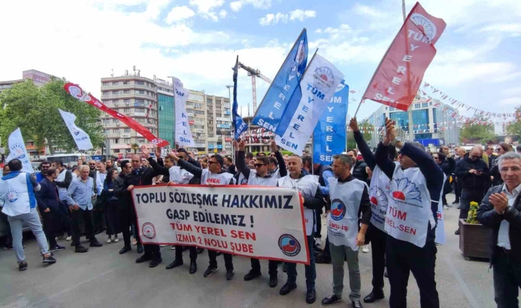 Konak Belediyesi’nde memurlar iş bıraktı