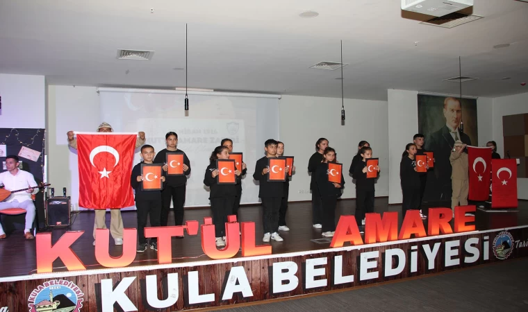 Kula’da Kut’ül Amare Zaferi’nin 109.yılı kutlandı