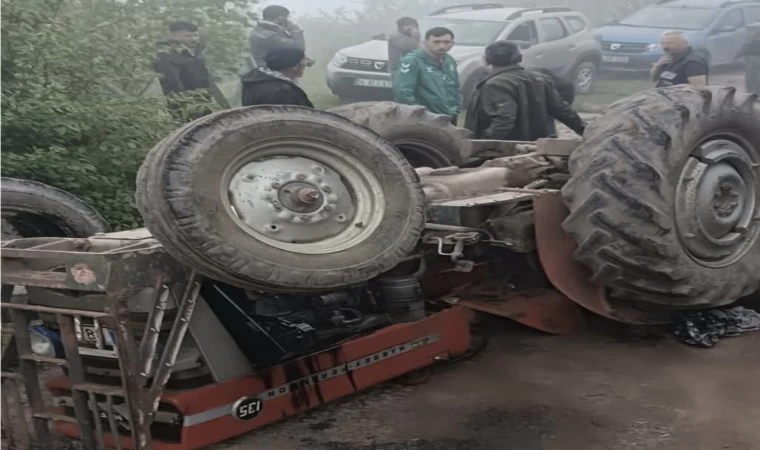 Kullandığı traktörün altında kalan kadın hayatını kaybetti