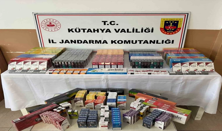 Kütahya’da kaçak sigara operasyonu