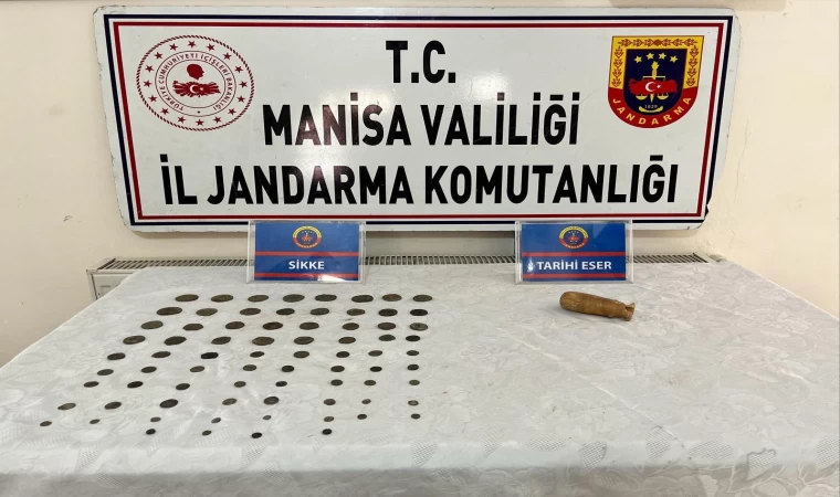 Manisa’da 76 sikke ele geçirildi