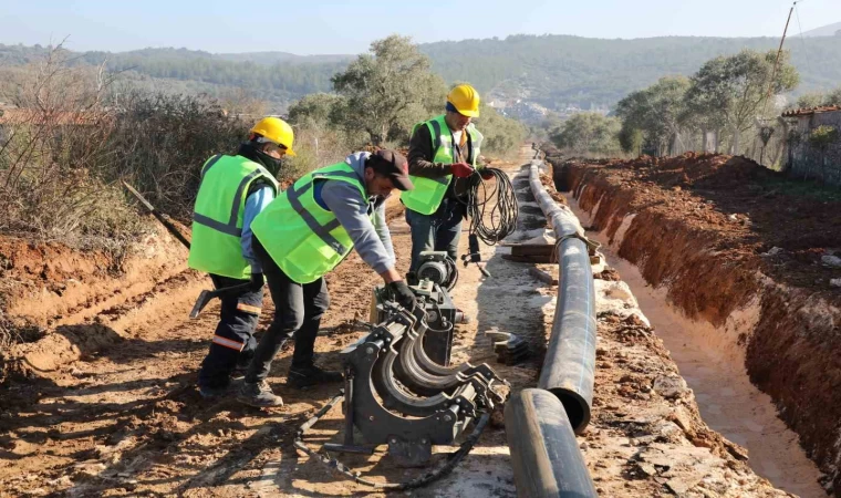 MUSKİ’nin Yatağan’da yaptığı ilave su çalışması tamamlanıyor