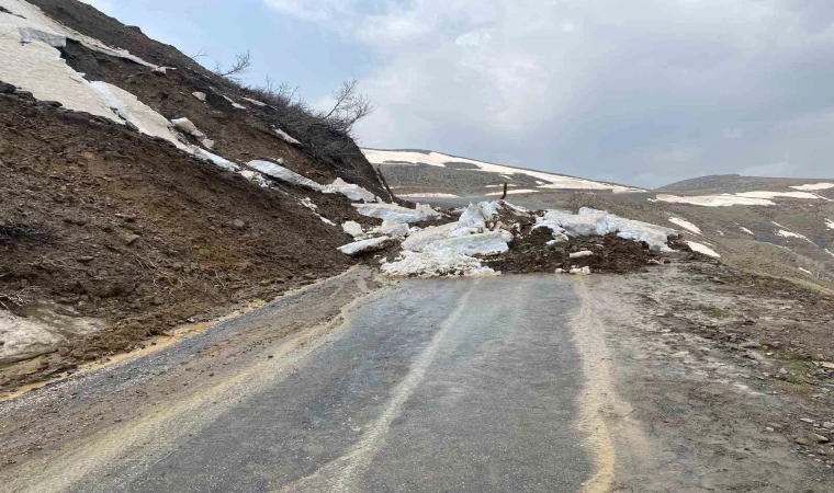 Muş’ta heyelan meydana geldi