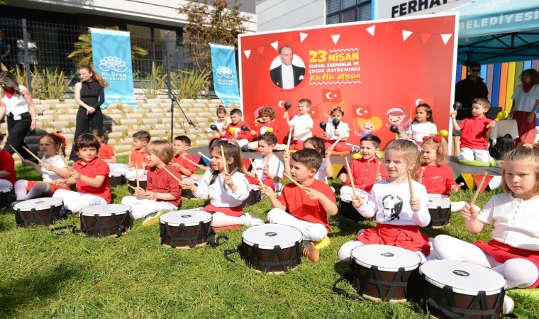 Nilüfer’in kreşlerinde 23 Nisan coşkusu
