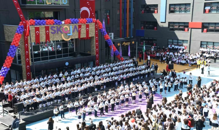 Öğrenciler 23 Nisan’ı coşkuyla kutladı