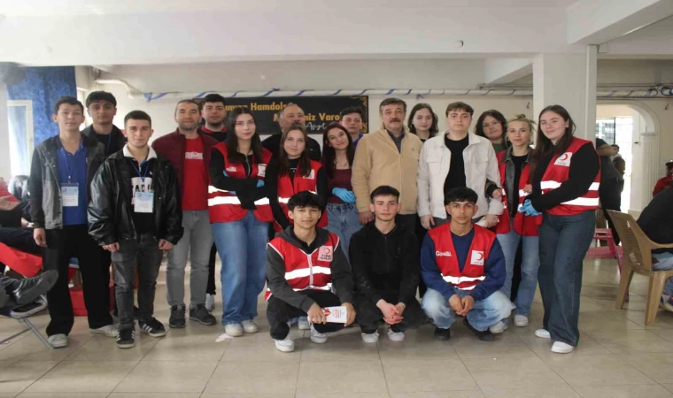 Ordu’da öğrencilerden kan bağışına destek: 245 ünite kan toplandı