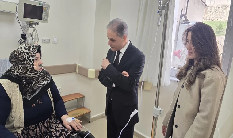 Sağlık Müdürü Tekin, Tercan İlçe Devlet Hastanesi’nde incelemelerde bulundu