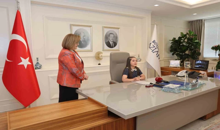 Şahin makamını minik Azra’ya devretti