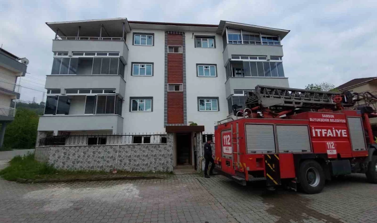 Samsun’da apartmanda çıkan yangında 1 kişi hayatını kaybetti