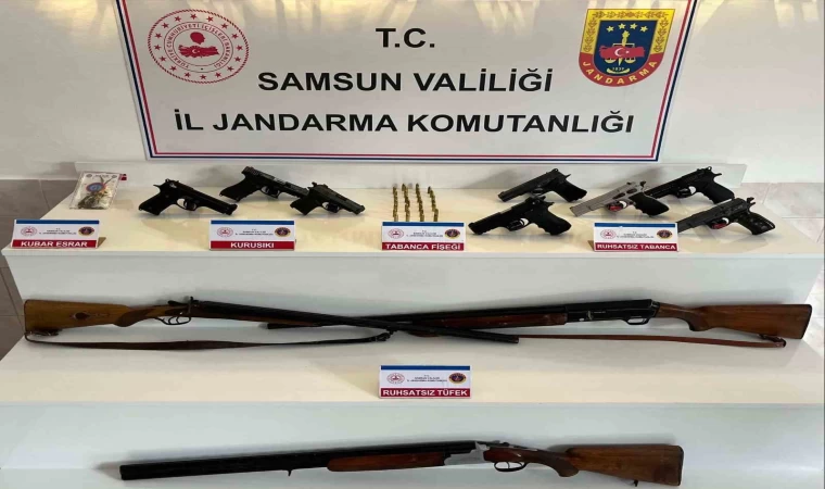Samsun’da silah operasyonu: 6 kişi yakalandı