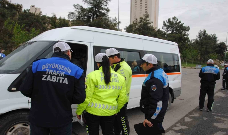 Şanlıurfa’da personel servis araçlarına denetim