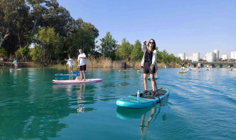 Seyhan Nehri’nde kano keyfi